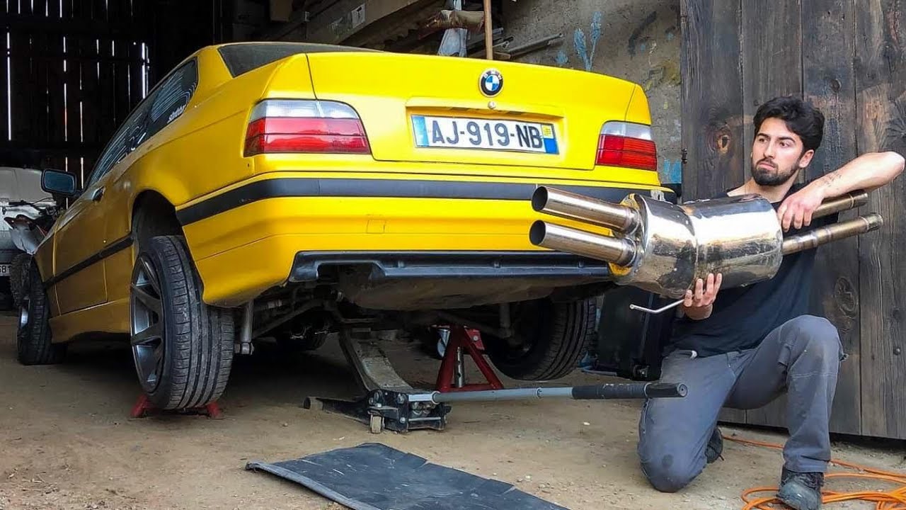 Ma E36 fait trop de BRUIT pour rouler sur circuit.. ON REGLE ÇA !!