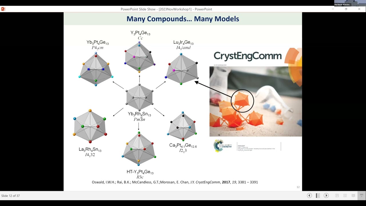 Workshop on Flat Bands: Julia Chan: Crystal growth of rare earth intermetallics...