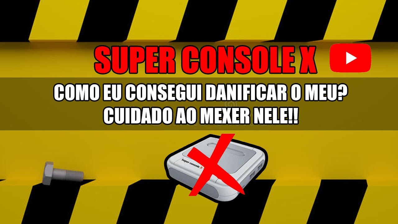 SUPER CONSOLE X - QUEBREI O MEU RETRO GAMER, VEJA ESSE VÍDEO ANTES DE MEXER NO SEU [Cuidado]