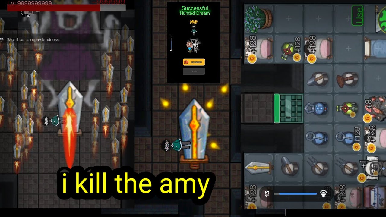 _I KILL THE AMY_  GAME PLAY LEVEL 💯💪#haunted dorm  HEMU FF