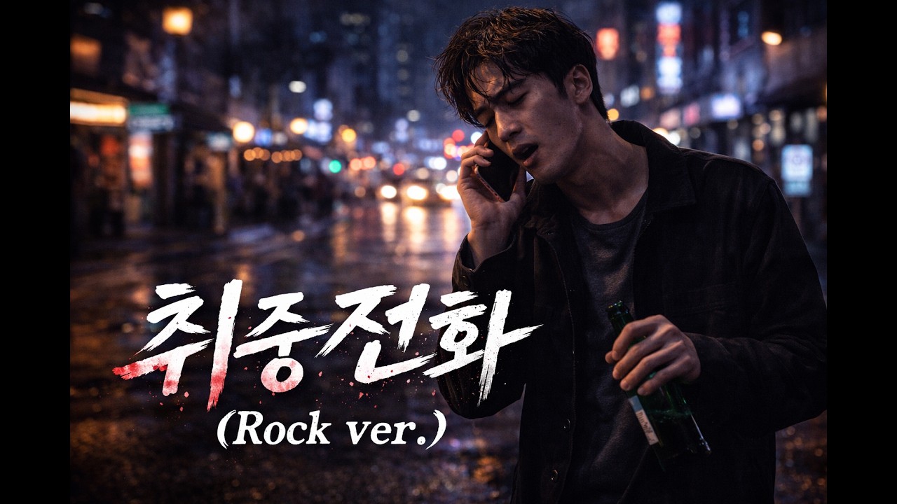 취중전화(Rock ver)  |😢| AI Ballad |  [Choker B]
