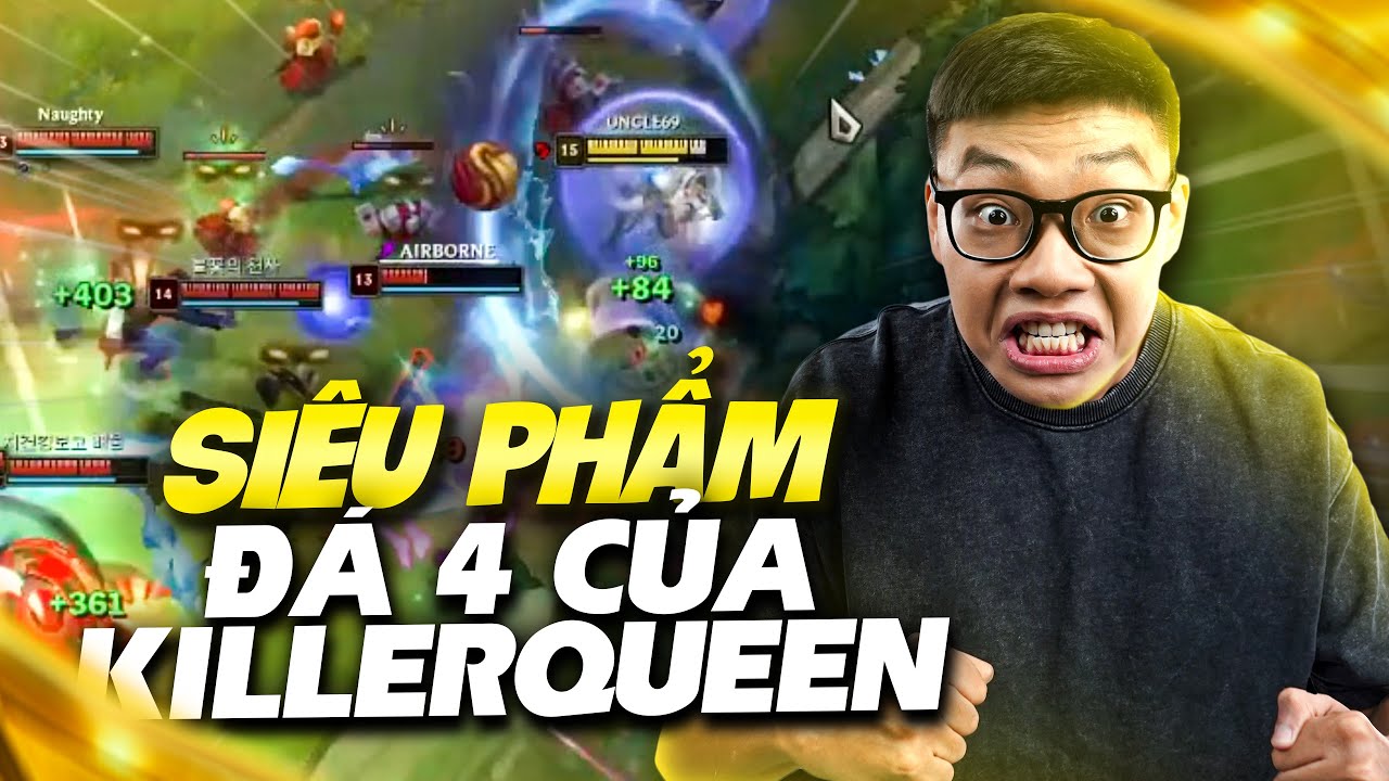 KILLERQUEEN TÁI HIỆN SIÊU PHẨM ĐÁ 4 NGƯỜI CỰC KHỦNG