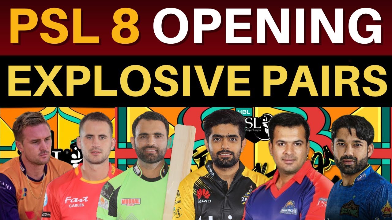 PSL 8 🔥 Most EXPLOSIVE Opening Pair | PSL 2023 Best Opening Combination | Bajwa Kehta Hai