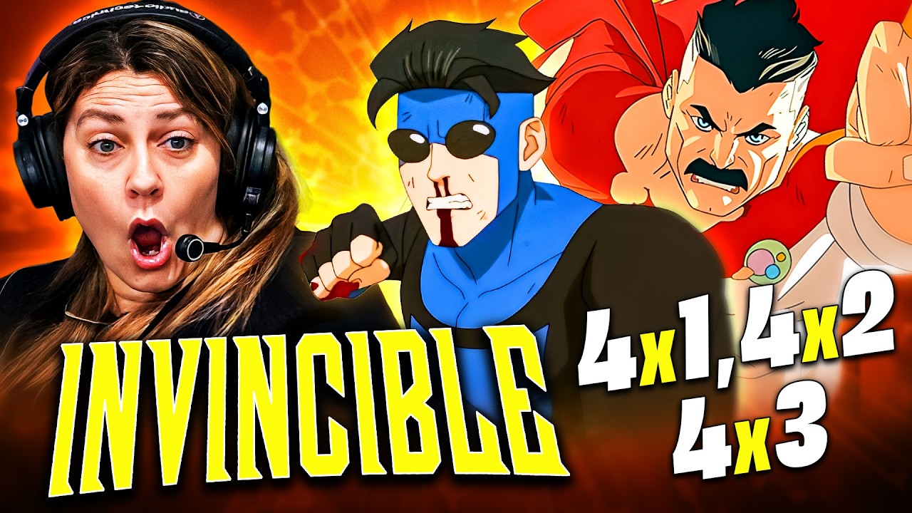 INVINCIBLE 4x1, 4x2, & 4x3 REACTION - THESE EPISODE 3 CLIFFHANGERS ARE INSANE!!