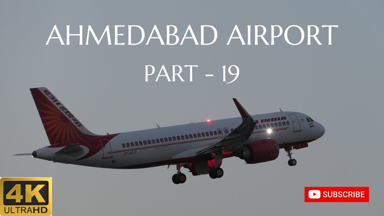 AHMEDABAD INTERNATIONAL AIRPORT | Plane Take-offs  MEGA Compilation [4K] |#planespotting #ahmedabad