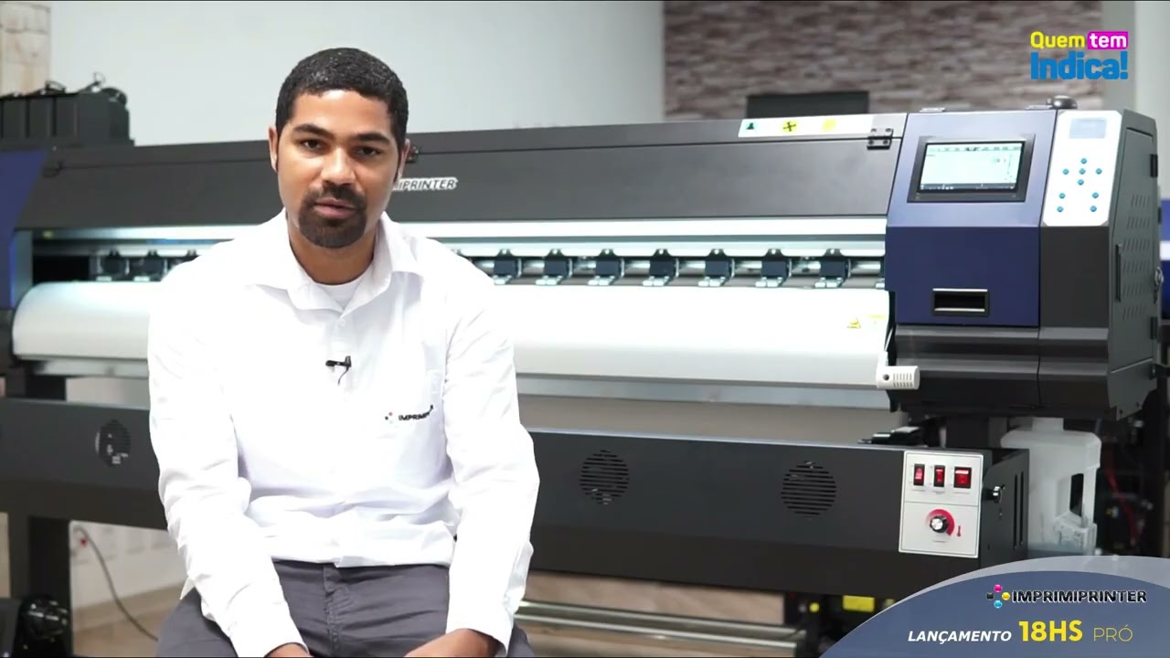 Lan&ccedil;amento Imprimiprinter 2023, Plotter eco solvente I3200 com computador integrado