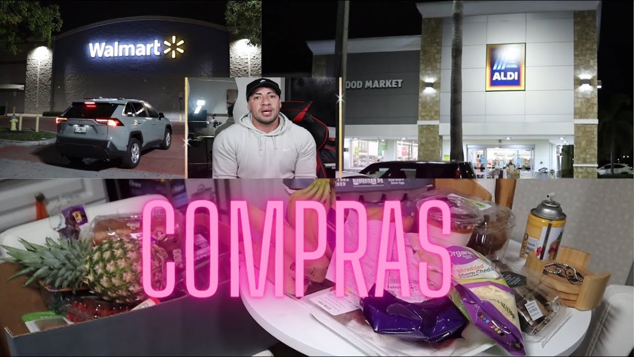Compra de comida Fit de volumen, vamos a Aldi y Walmart MIAMI