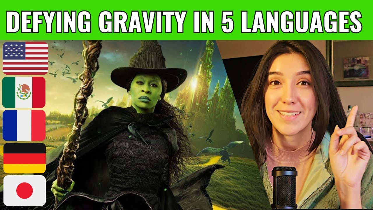 Singer Reacts to Defying Gravity in 5 Languages