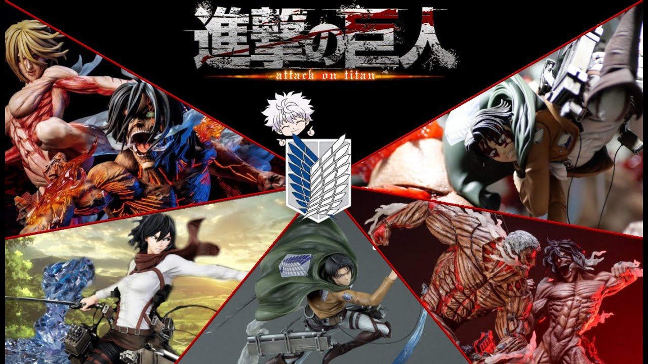 [Point'Figs] TOUTES les figurines/statues l'ATTAQUE DES TITANS !