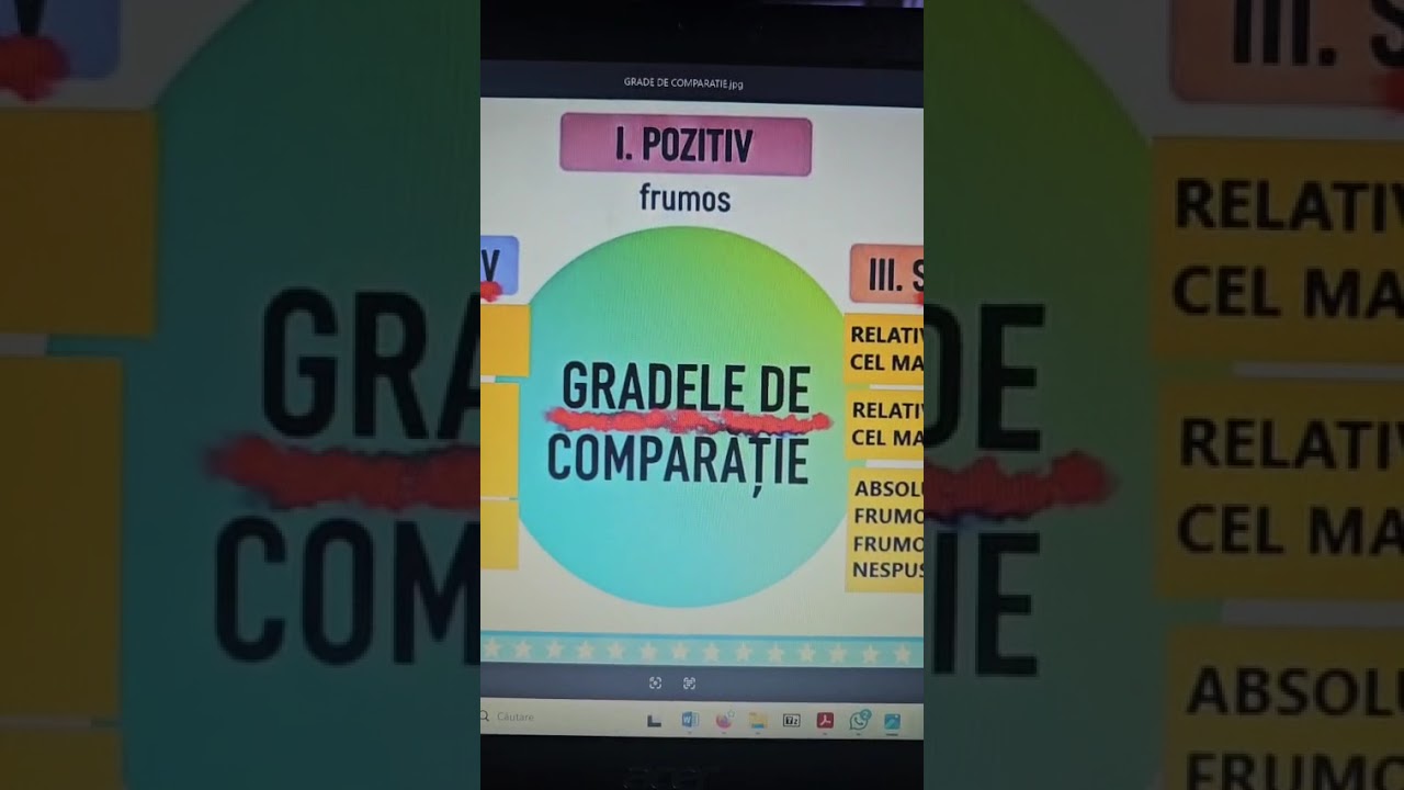 19  GRADE DE COMPARATIE #romana #gramatica#adjectivul #morfologie#mamecucopiicudificultatideinvatare