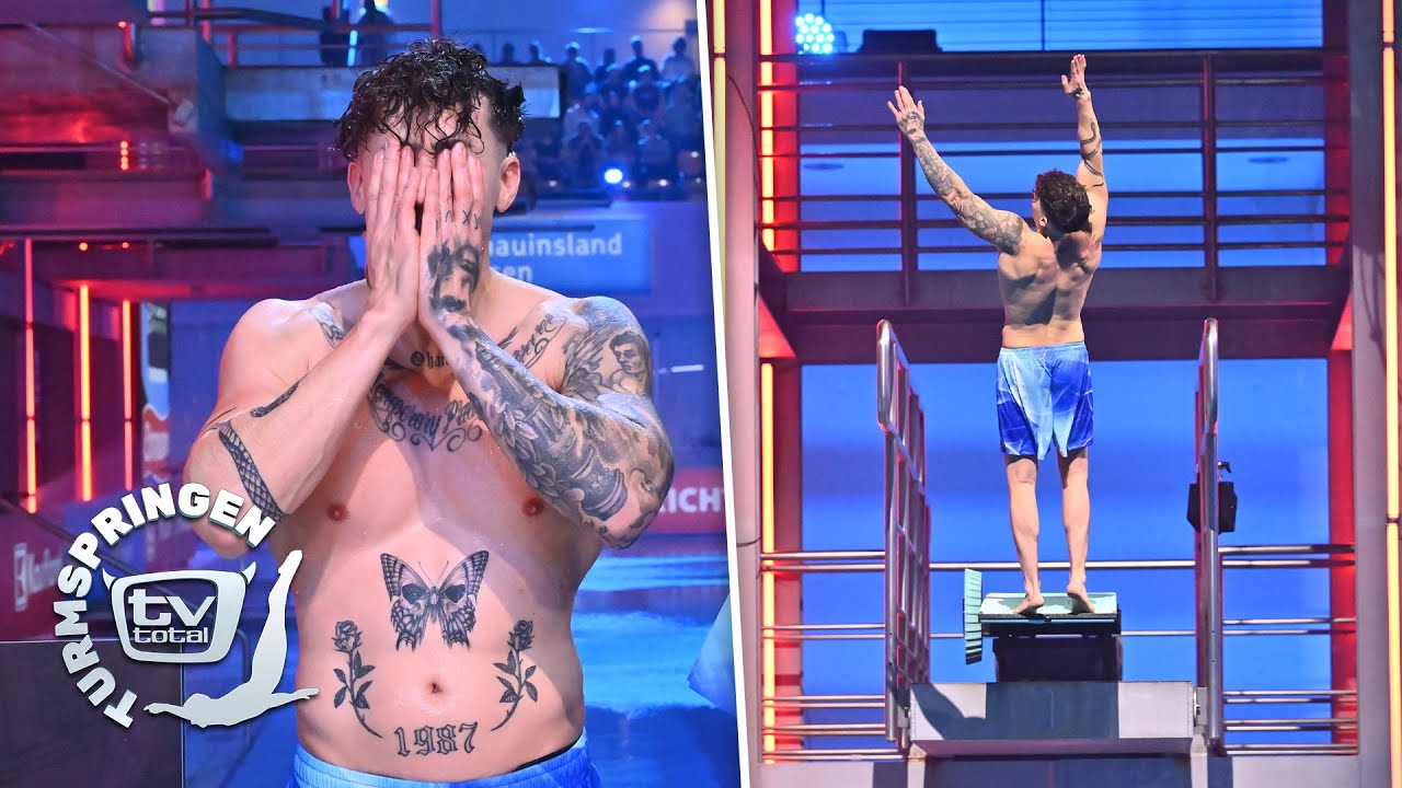 Patzt der Favorit schon beim ersten Sprung?! | 1. Durchgang Einzel | TV total Turmspringen 2026
