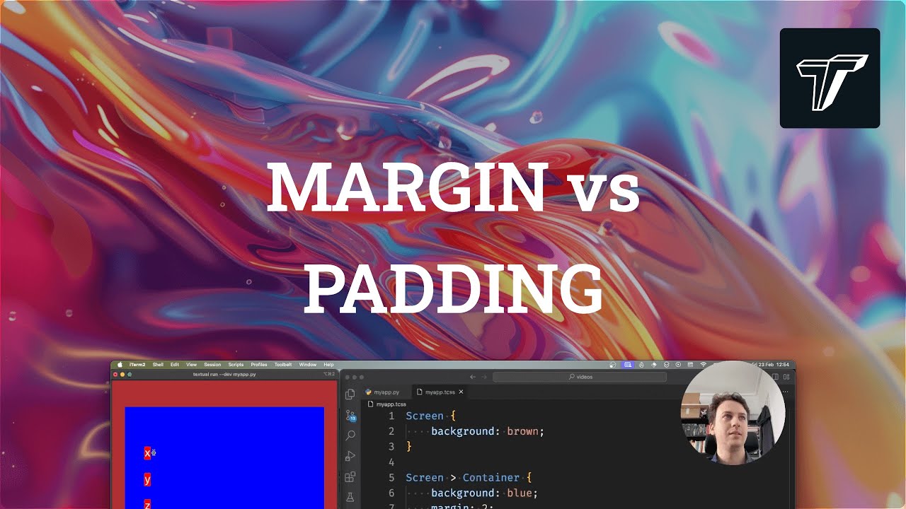 How to use margin and padding in Textual