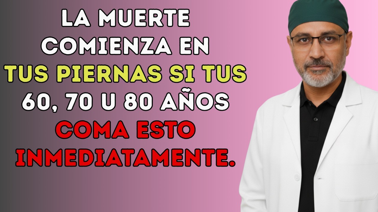 ¡Las piernas se debilitan primero! Come estos 6 alimentos para fortalecerlas
