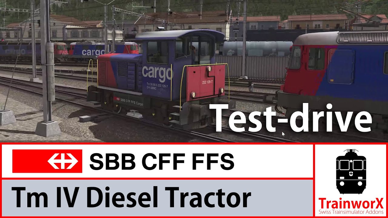SBB Tm 232 for Train Simulator 2021 | Shunting Silo Wagons in Erstfeld