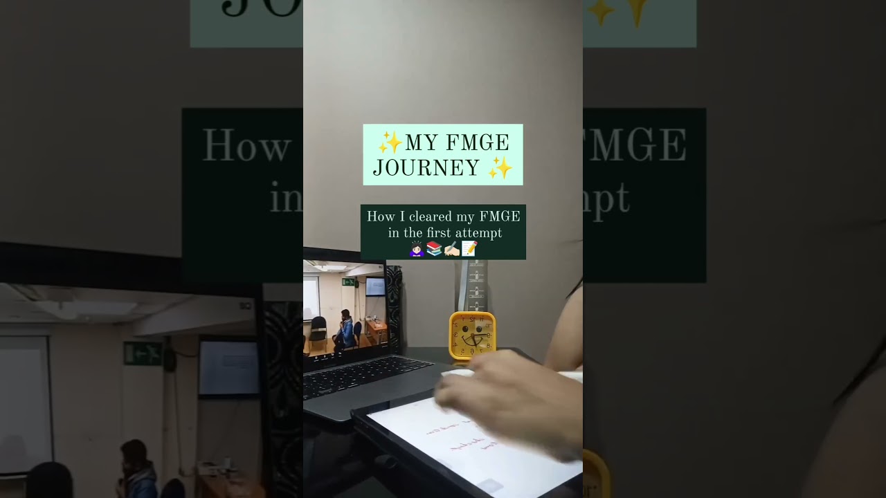 MY FMGE JOURNEY. HOW TO CLEAR FMGE IN THE FIRST ATTEMPT?