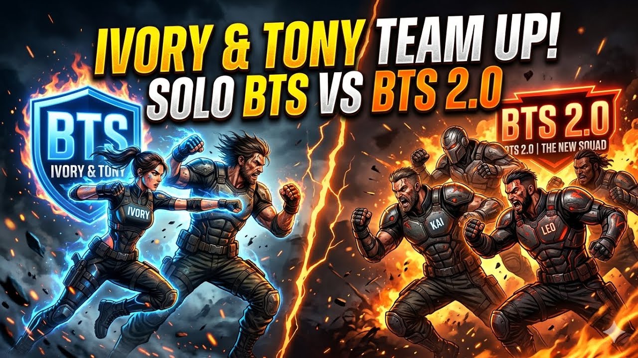 Ivory 🧠 + Tony 🔥 SECRET TEAM UP in SOLO 😱 BTS vs BTS 2.0 MASS FIGHT 💥 