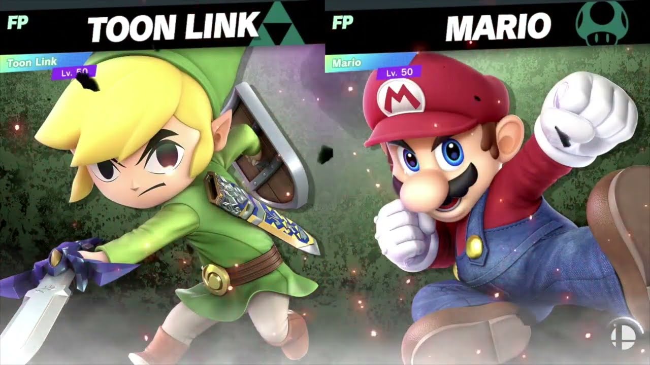 Super Smash Bros Ultimate Amiibo Fights  – Toon Link vs the World #1 Toon Link vs Mario