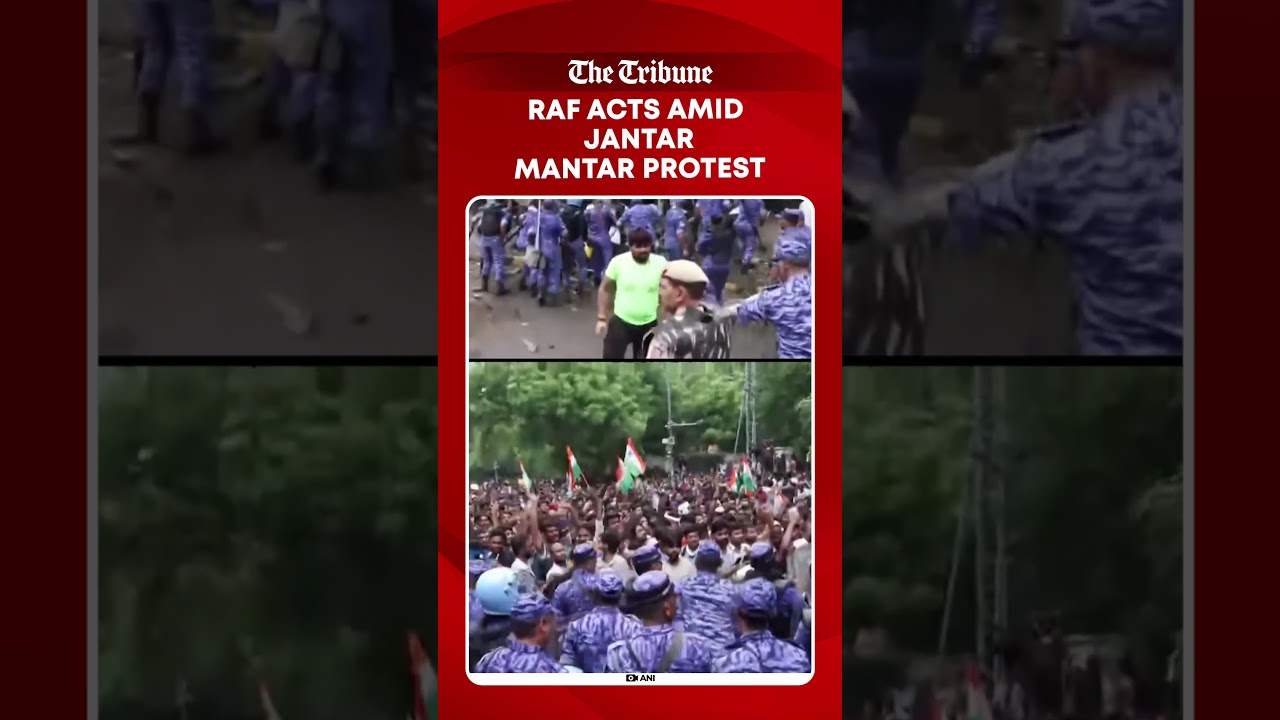 RAF Deployed at Jantar Mantar as Police Disperse Protesters | Ground Report