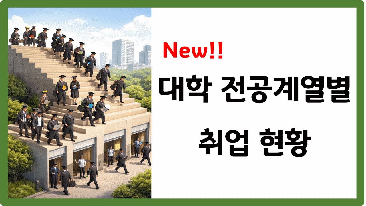 진학사 칸 수 보다 먼저 알아야 할 전공계열별 취업현황