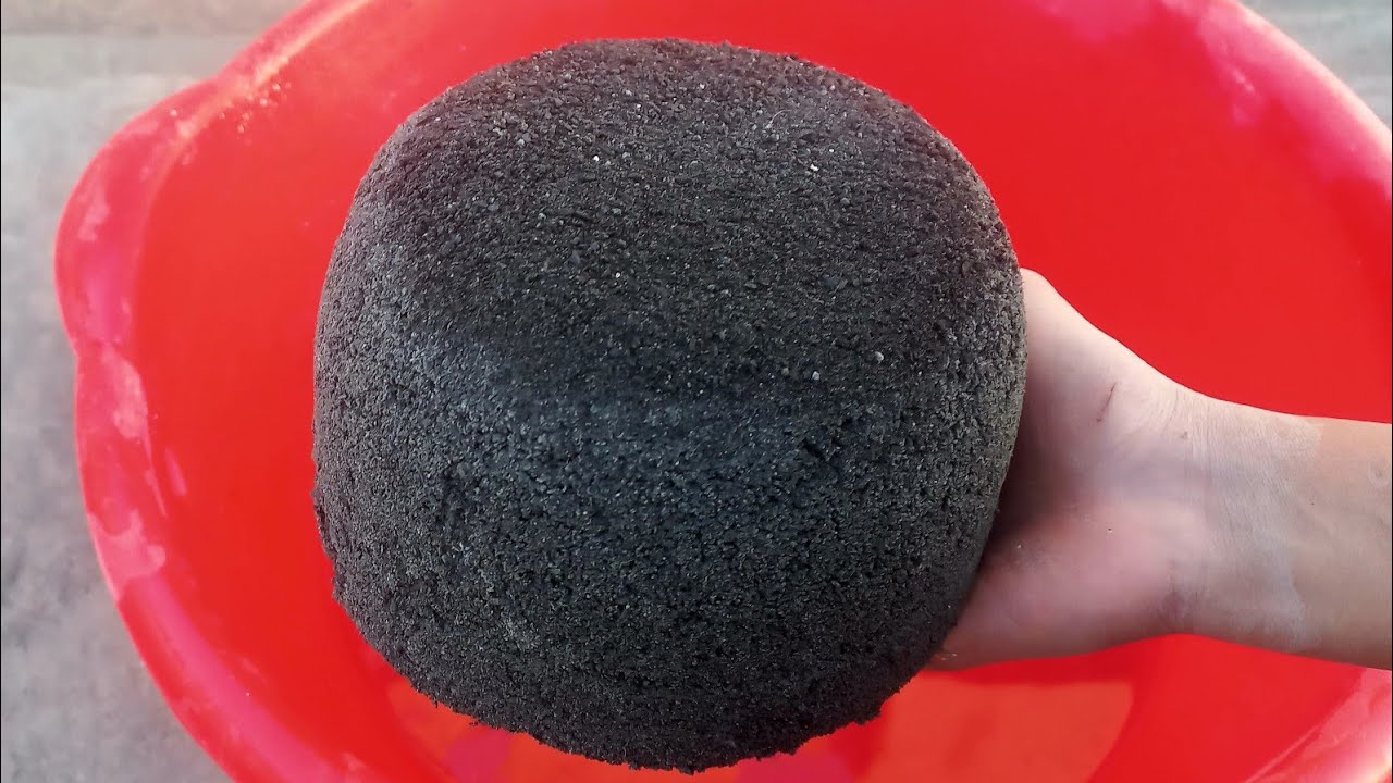 Wao💣New Video || Pure Charcoal🕳😛Round bowls crumbling dipping  dry crumbling on Paste #asmr #insane