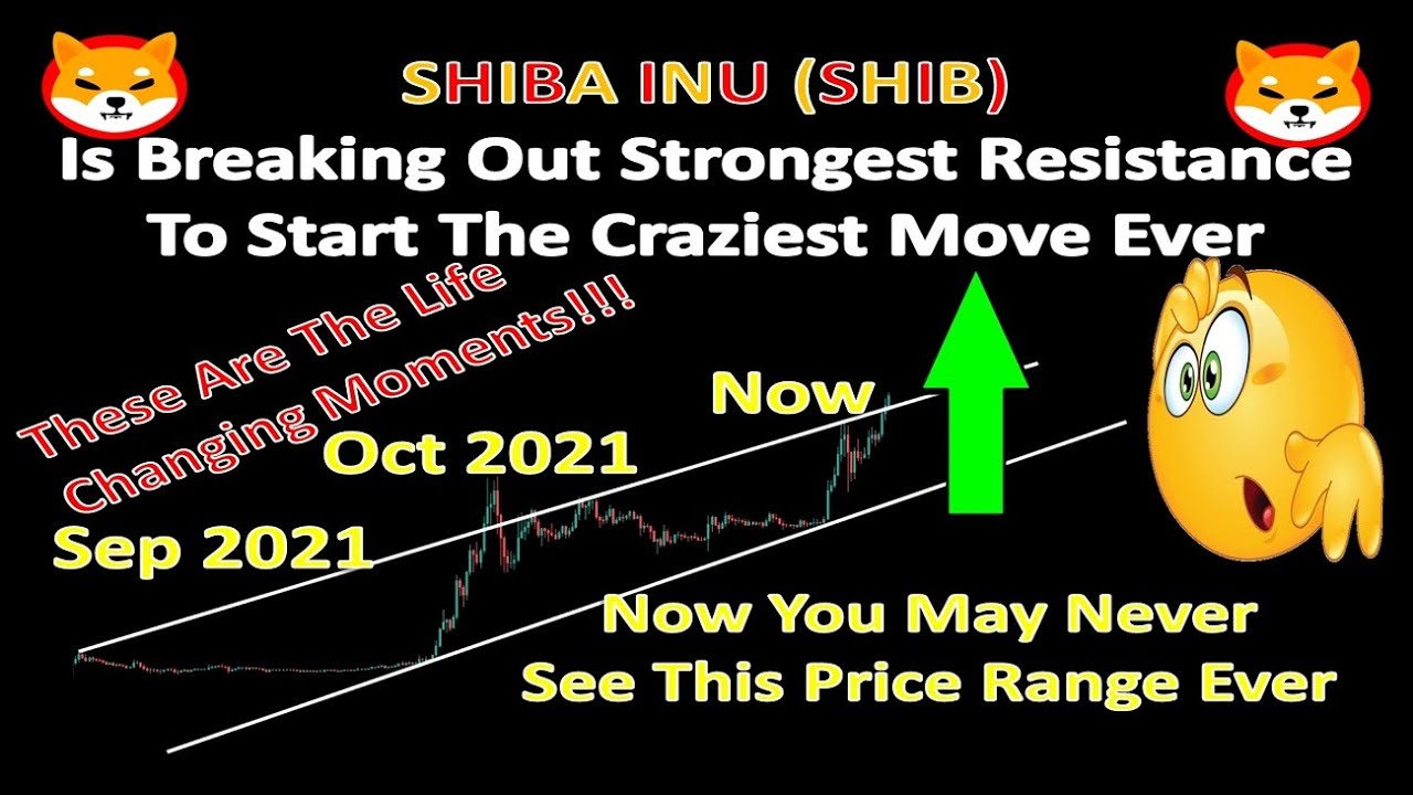SHIBA INU (SHIB) Is Breaking Out Strongest Resistance To Start The Craziest Move Ever