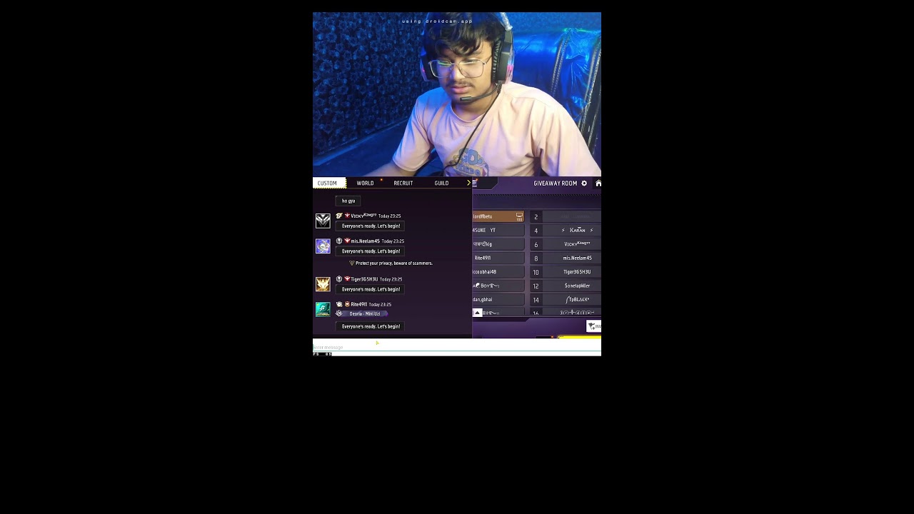Free Fire Custom Room Short Live 🔴 Clash Squad Domination 💣