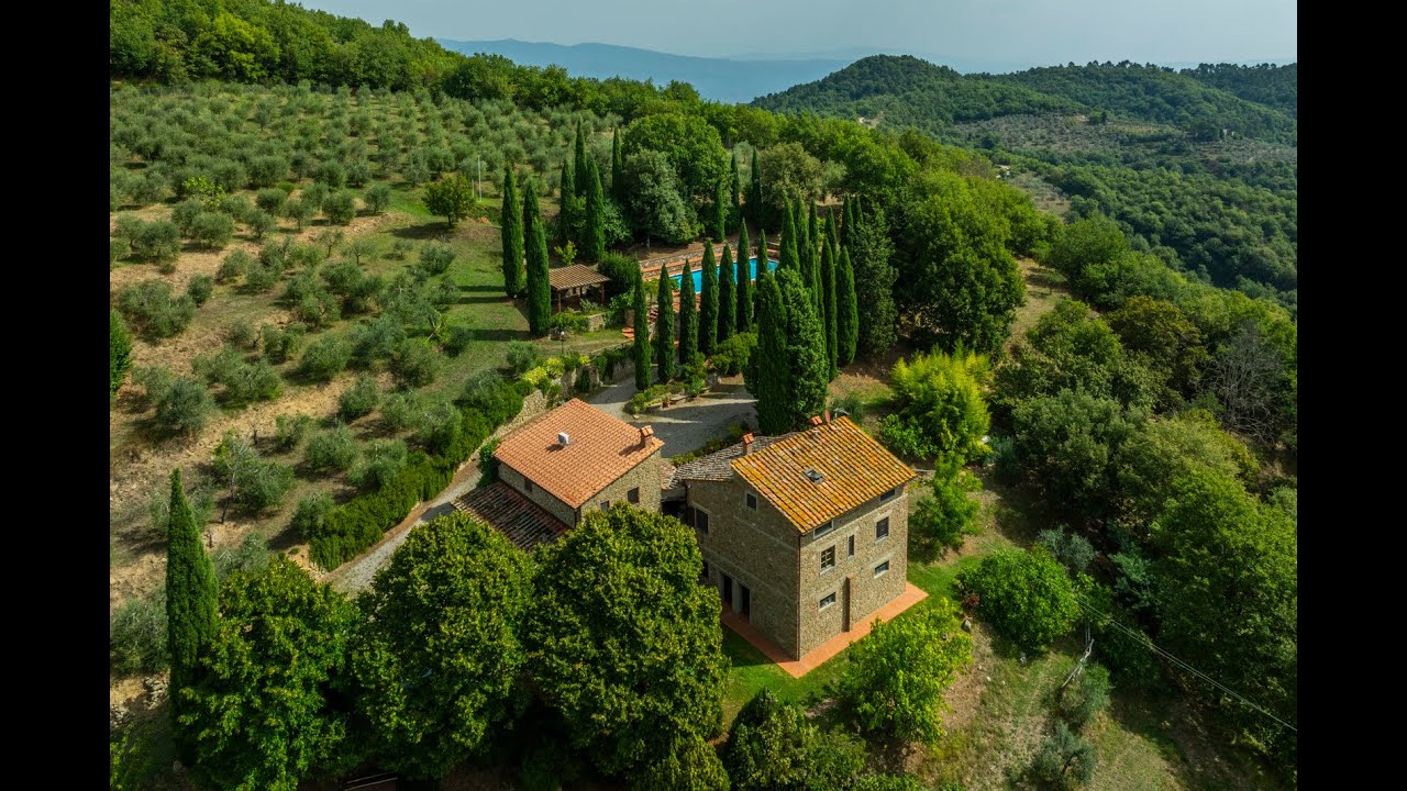 V62341 Stone Tuscan Farmhouse with Pool & 30 Hectares - LISTING BELOW!