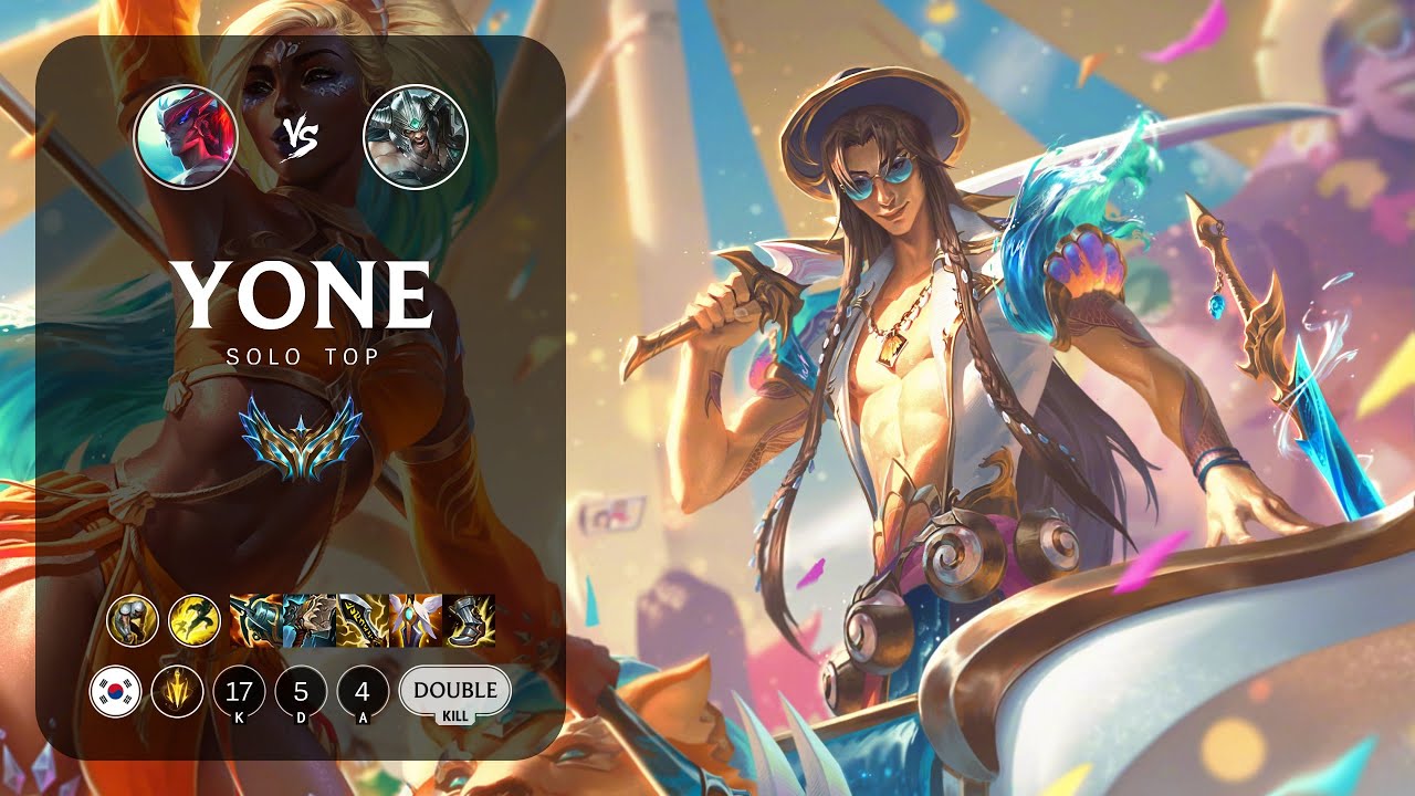 Yone Top vs Tryndamere - KR Challenger Patch 13.19