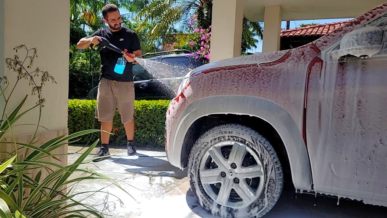 AMAZING TRANSFORMATION!!! WASHING MY RED RENAULT KWID AFTER MONTHS OF INTENSE USE AND DIRT!!