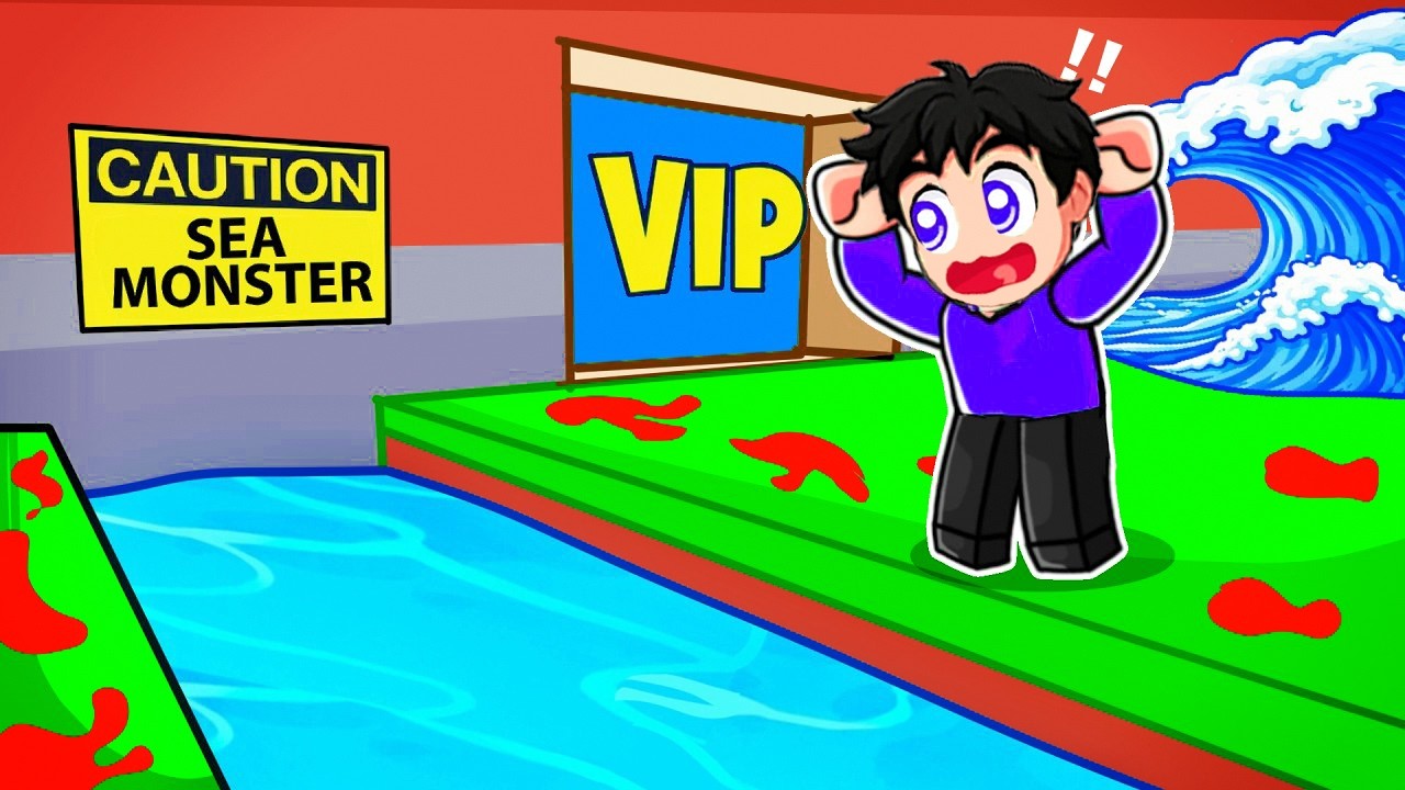 WHATS INSIDE ESCAPE THE TSUNAMI FOR BRAINROT WATER IN ROBLOX!!