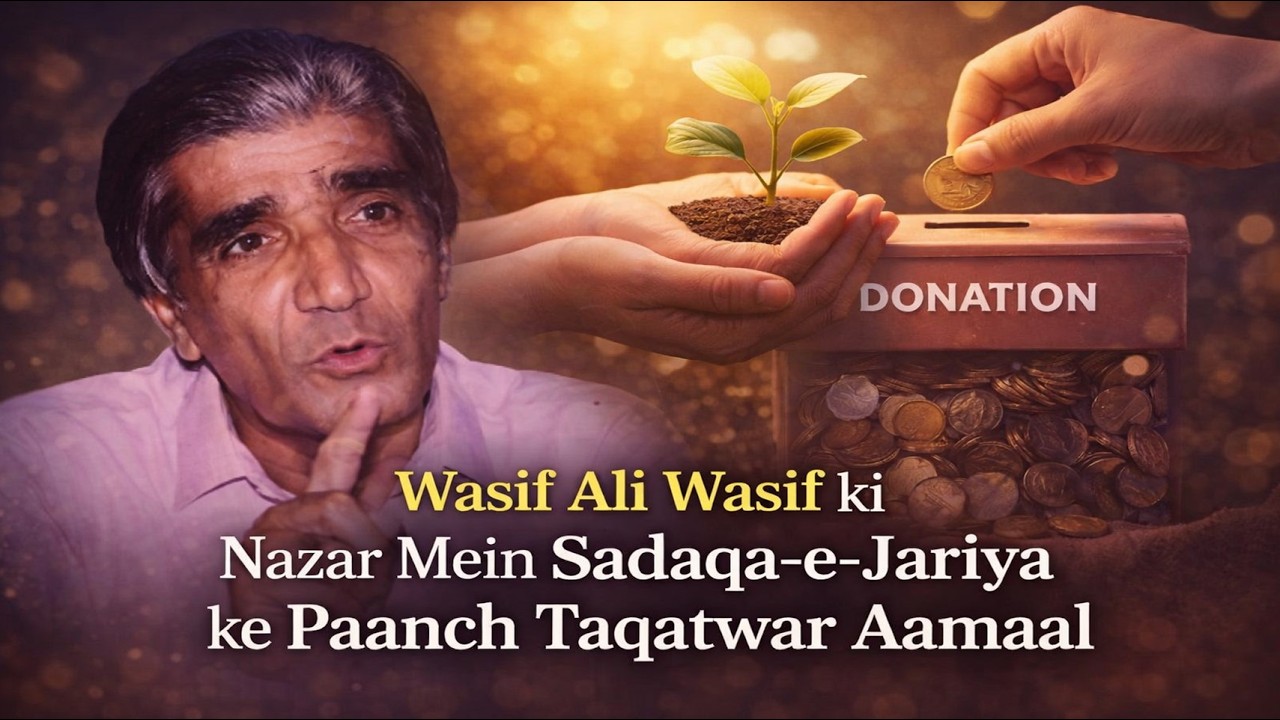 Sadaqa-e-Jariya Kya Hai? | Wasif Ali Wasif ke Bataye Hue 5 Taqatwar Aamaal