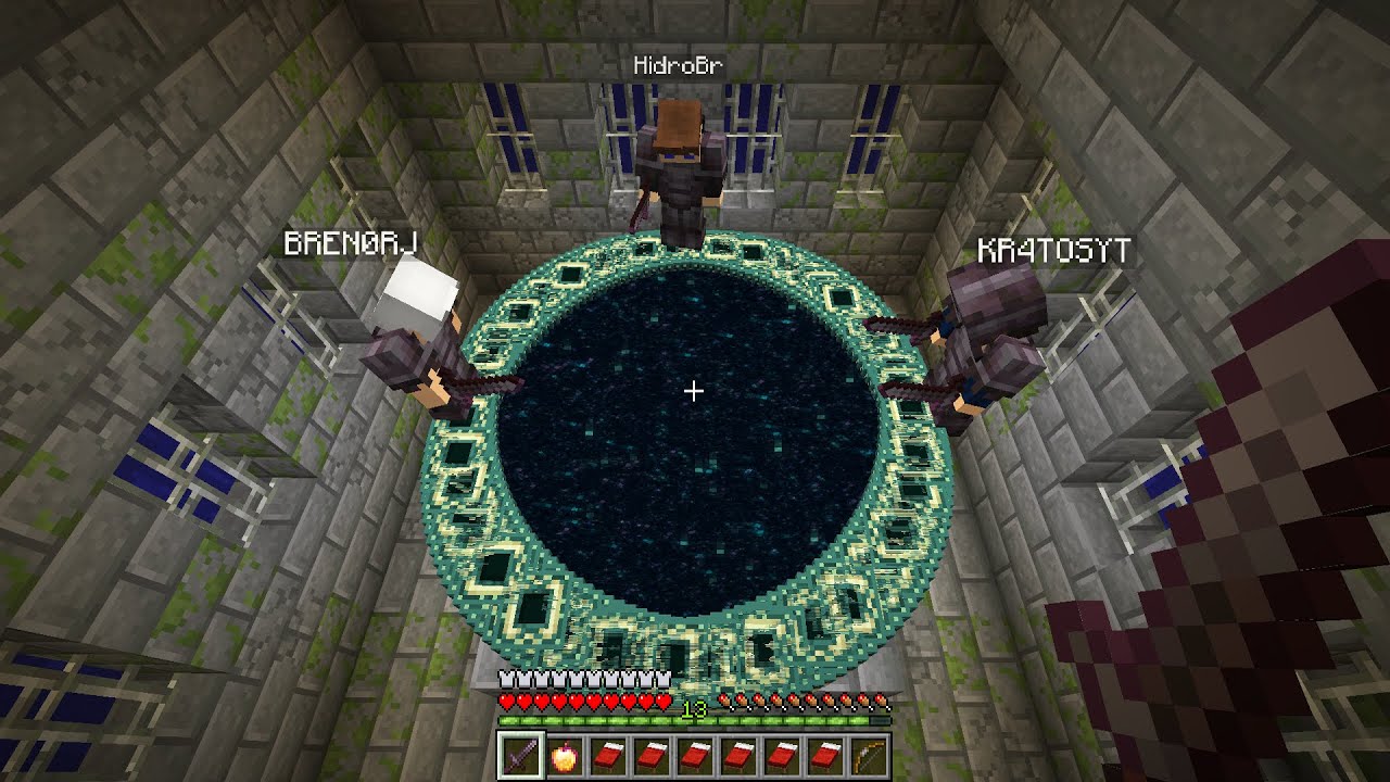 O portal do fim no Minecraft tá redondo, como assim?