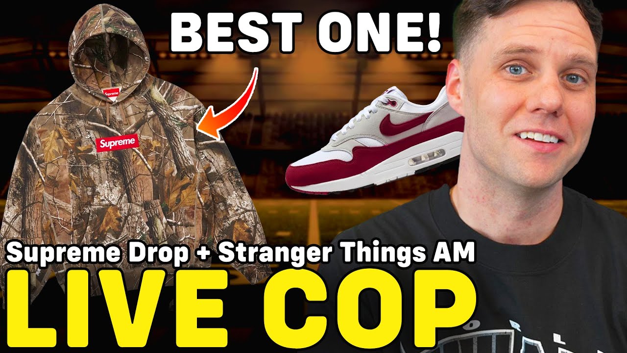 LIVE COP: SUPREME BOGO HOODIES & NIKE STRANGER THINGS