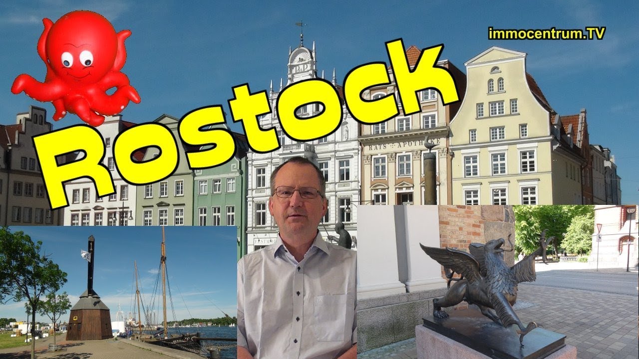 OSTSEE ! Rostock🐟🏰🚢⚓⚓Hansestadt per Videoreisef&uuml;her* Sehensw&uuml;rdigkeiten*Video*Mecklenburg-Vorpommern