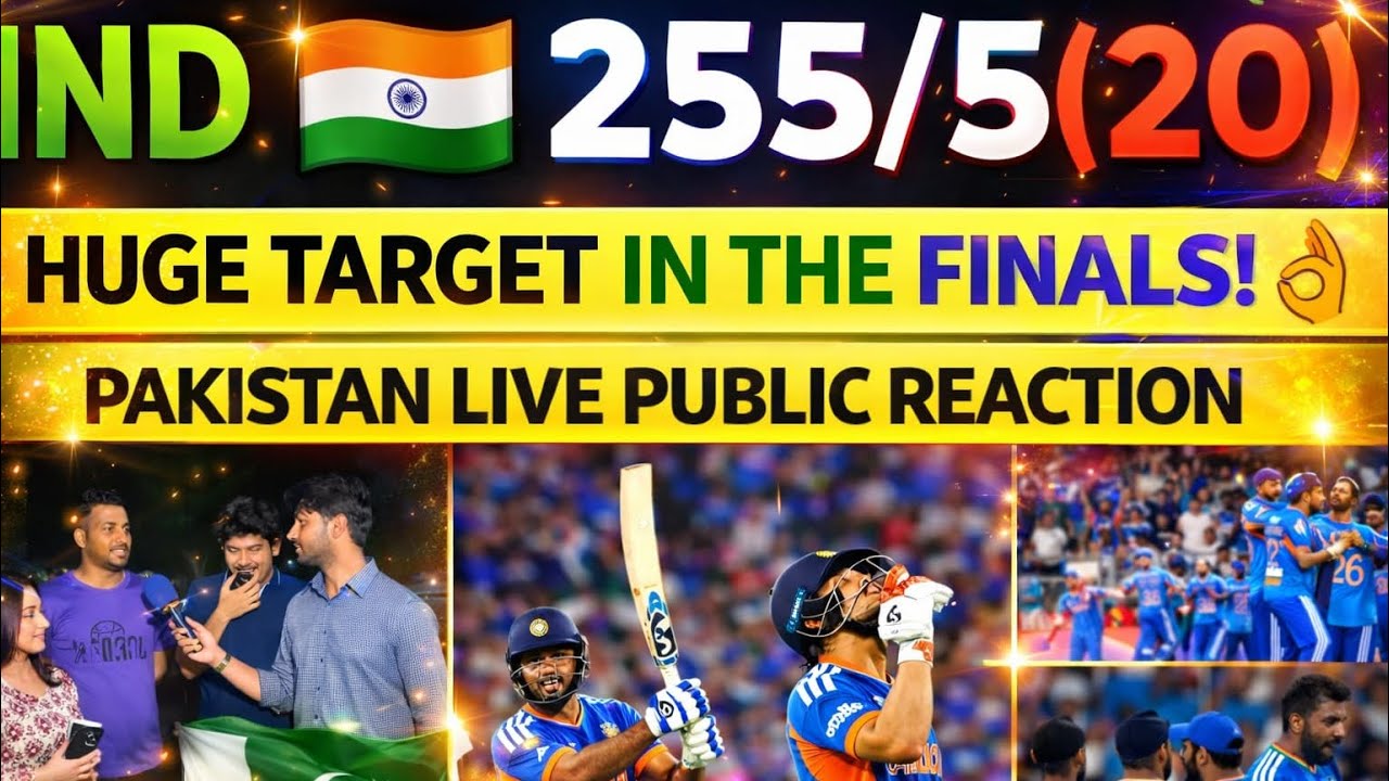 IND 🇮🇳 255/5 | SANJU 89(46)& ISHAN KISHAN 54(25)& ABHISHEK 52(21) | PAK PUBLIC REACTION 