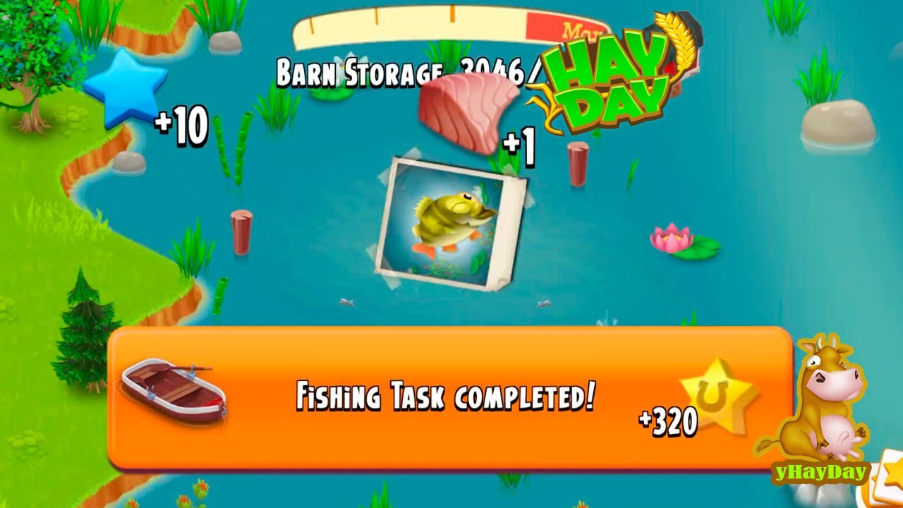 Hay Day | Level 126 | Fishing task completed 🐠