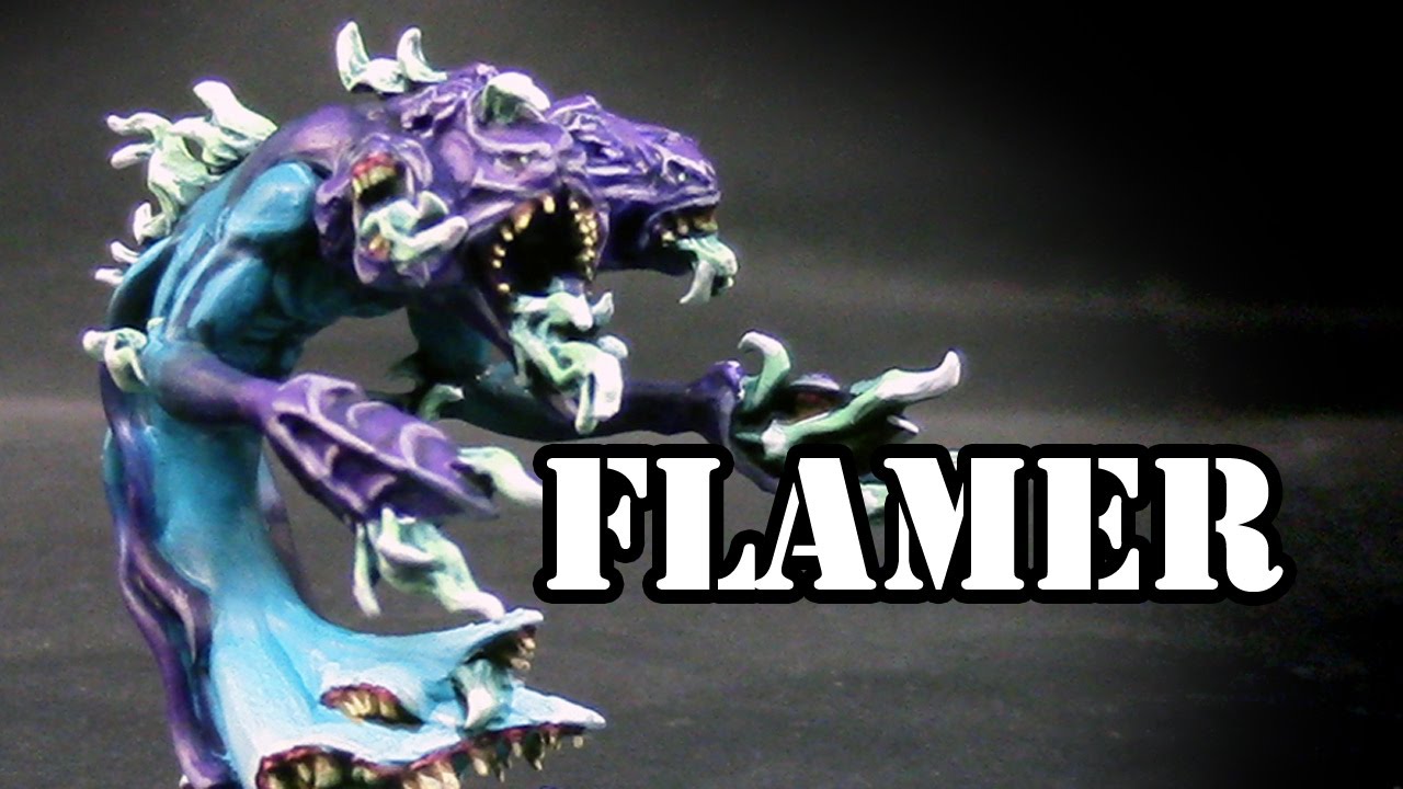 How to paint Flamers of Tzeentch