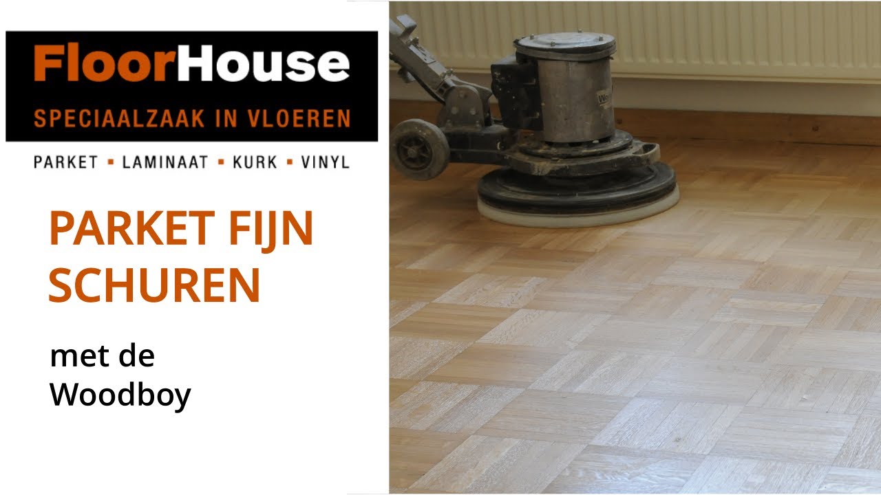 04 parket schuren - Woodboy