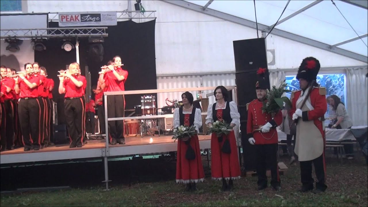 TPV Visperterminen: Einmarsch + Auftritt im Festzelt (OWTPF Zermatt 2012)