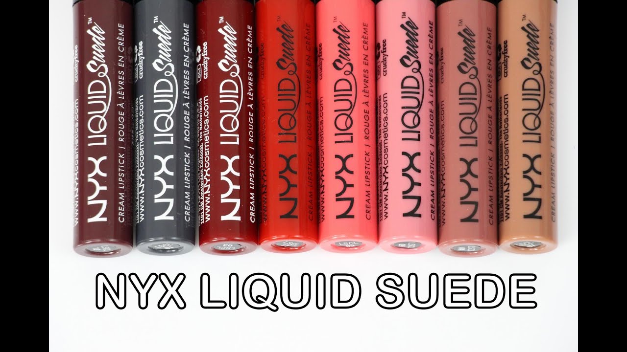 NYX LIQUID SUEDE | Cream Lipstick | Swatches & Review | à la Alena