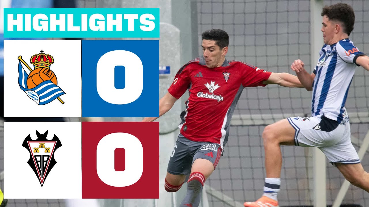 REAL SOCIEDAD B 0 - 0 ALBACETE BP | RESUMEN LALIGA HYPERMOTION