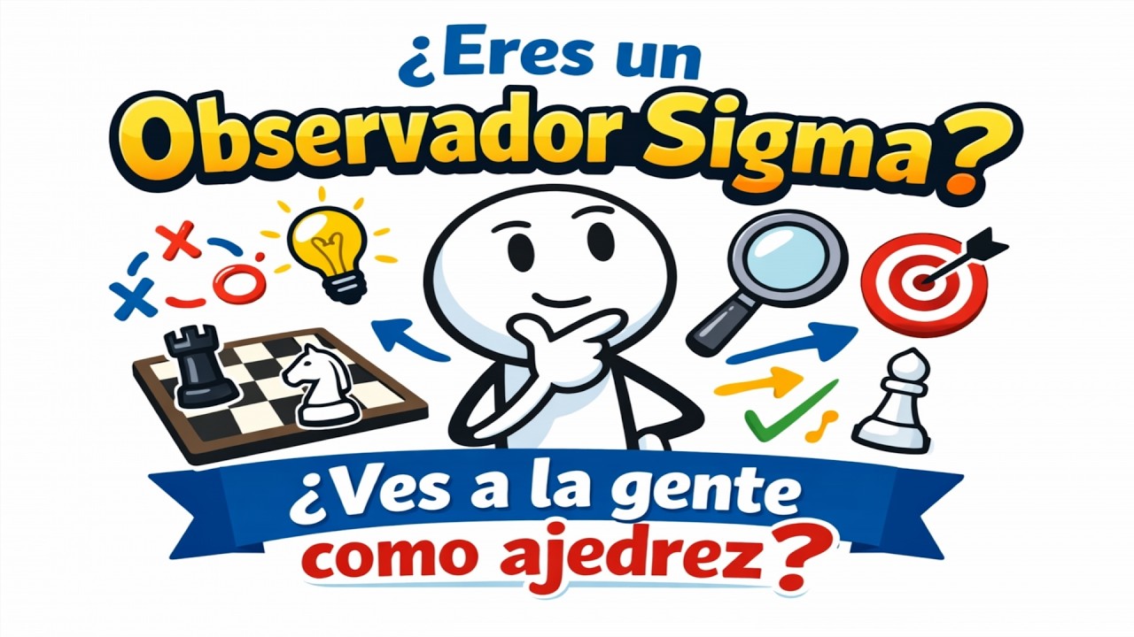 Eres un 'Observador Sigma' si ves a la gente como ajedrez