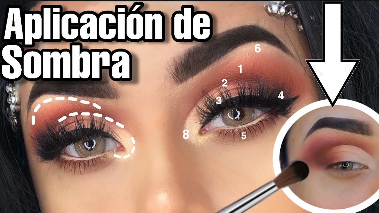 COMO APLICAR SOMBRAS CORRECTAMENTE PASO A PASO (PARA PRINCIPIANTES)