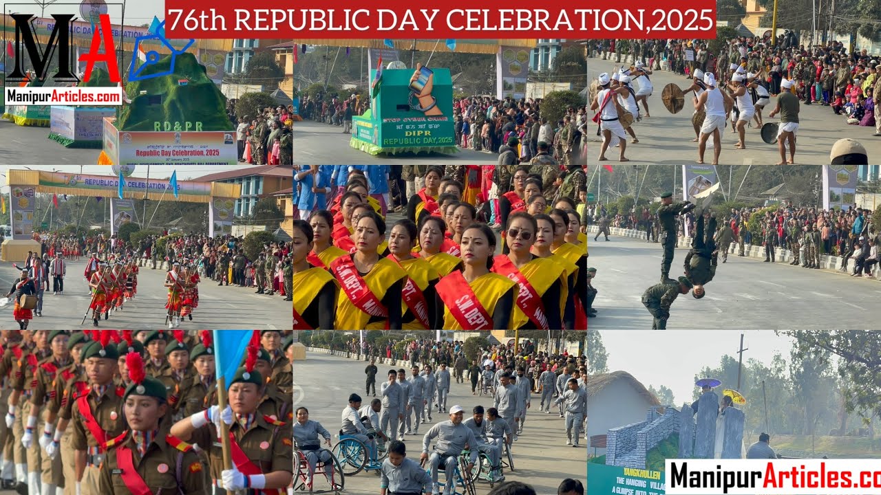 INDIA 76th REPUBLIC DAY CELEBRATION 2025  | IMPHAL MANIPUR