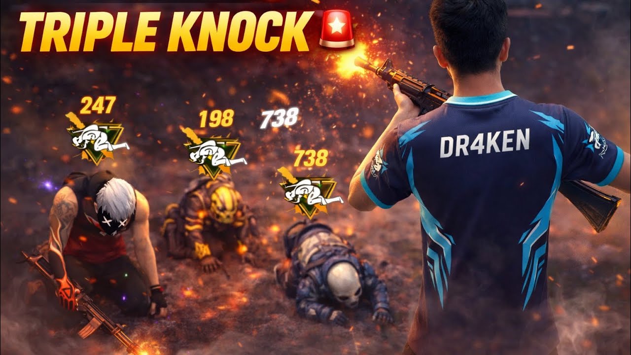 Freefire tournament hilight gameplay | Draken 9x! | iPhone 12pro