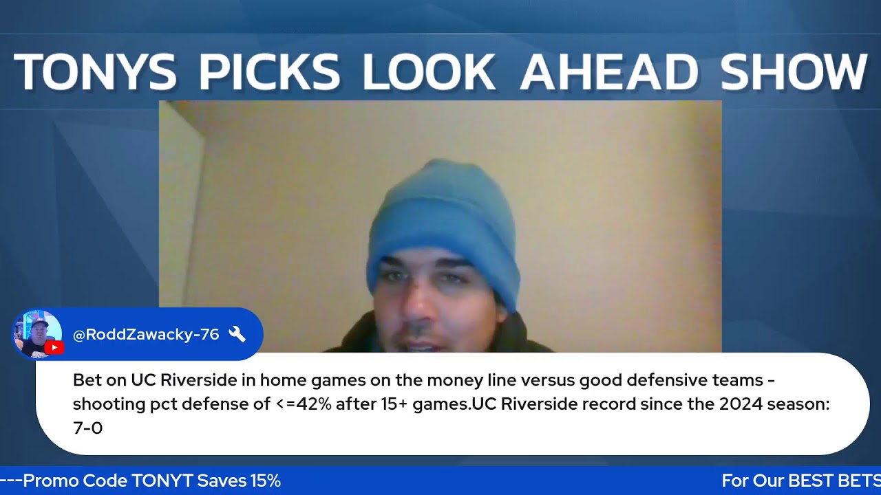 Tony's Picks Look Ahead Show with Vegas AL