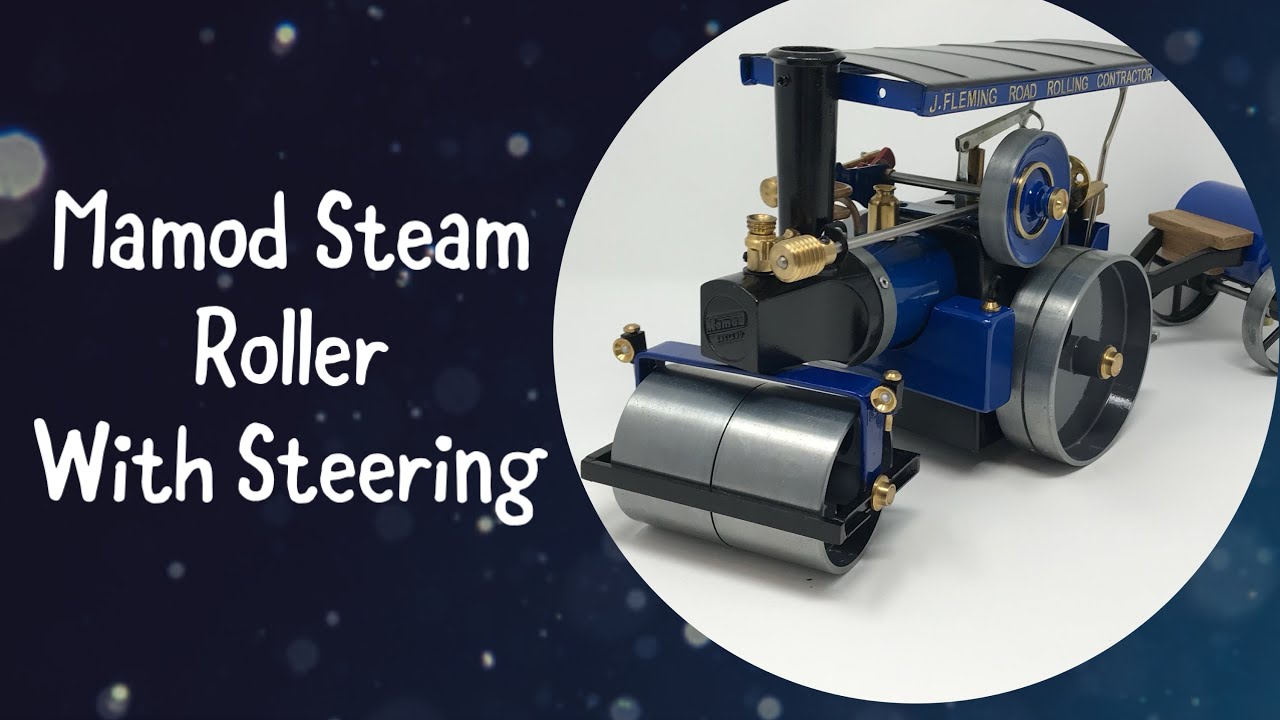 Geared steering on a Mamod Steamroller 