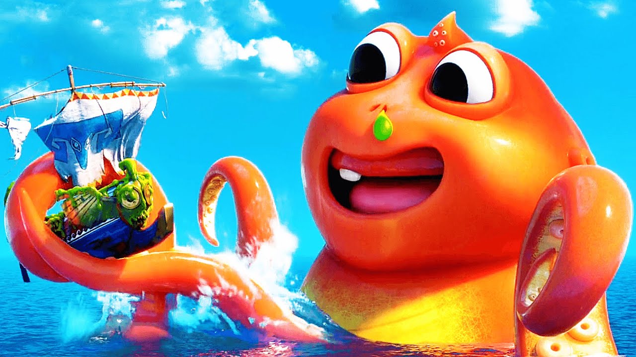 Baby Kraken Attack Scene | EPIC TAILS (2022) Movie CLIP HD