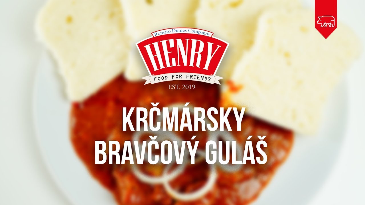 KRČMÁRSKY BRAVČOVÝ GULÁŠ | videorecept | 4K