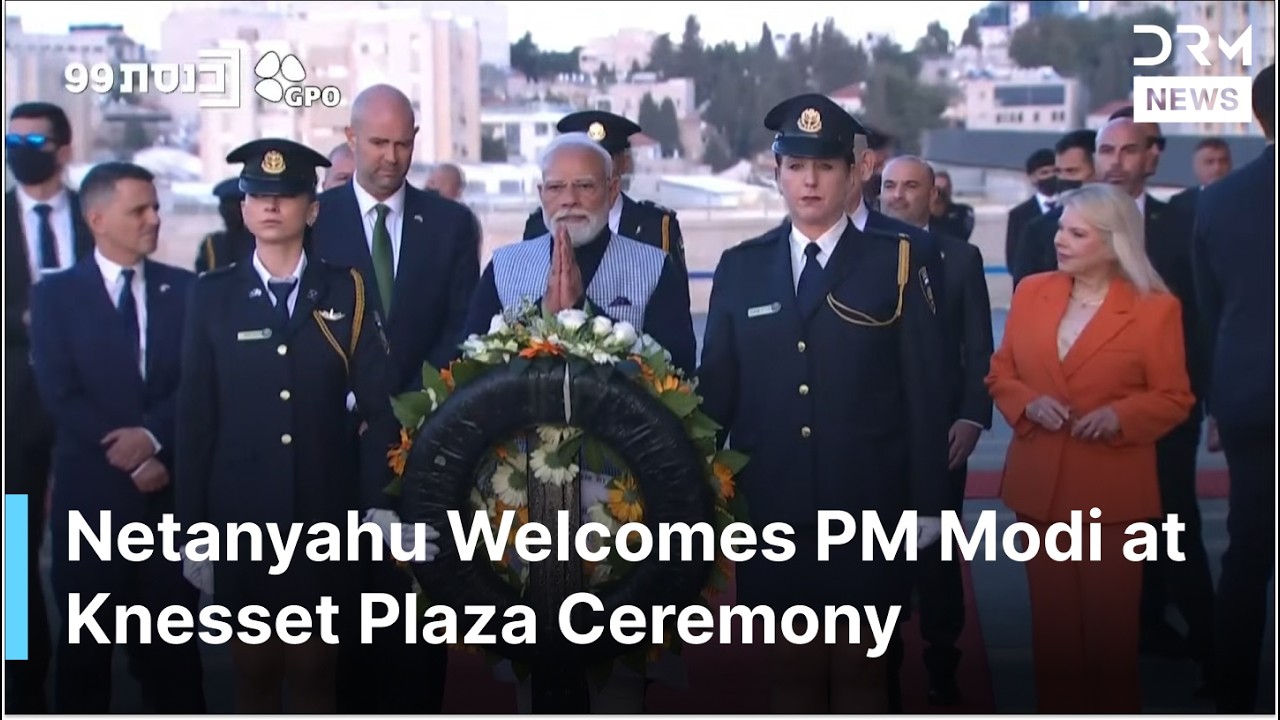 JUST IN: Modi Receives Grand Official Welcome at Knesset as Netanyahu Hosts Historic Visit | AC1G
